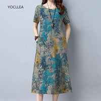 Cotton Linen Summer Dress