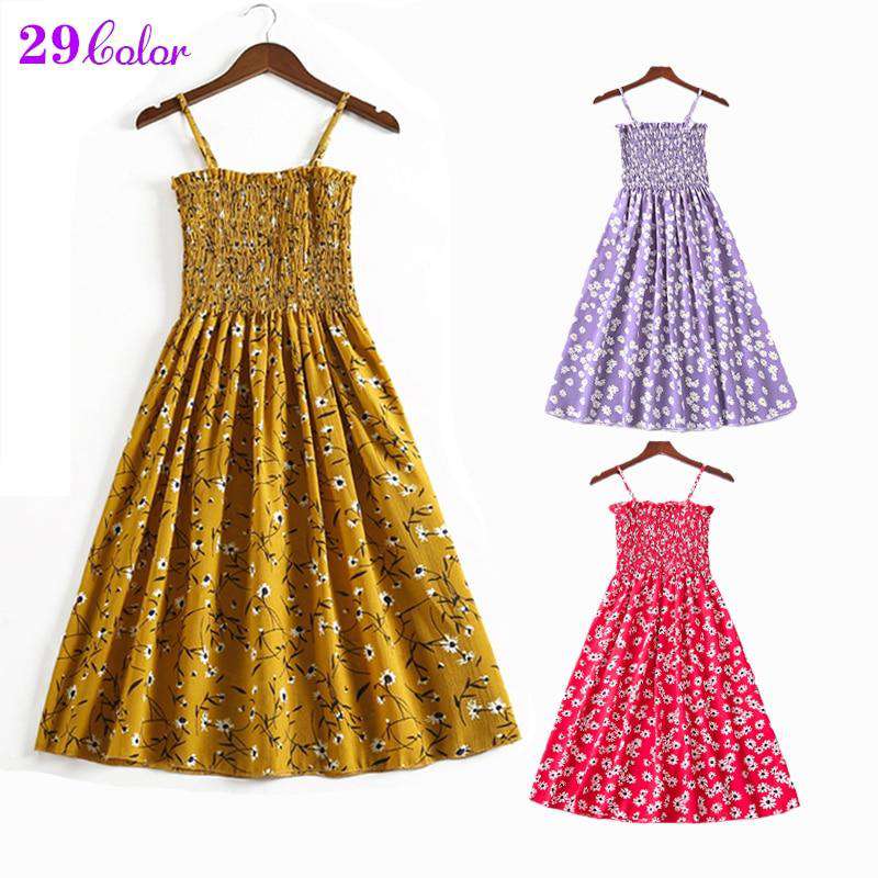 Women Summer Flower Chiffon