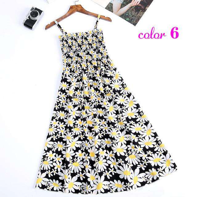 Women Summer Flower Chiffon