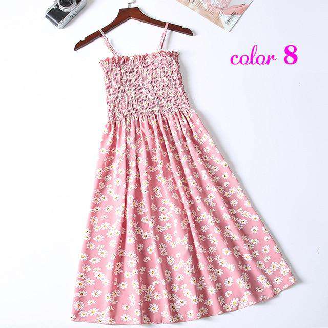 Women Summer Flower Chiffon