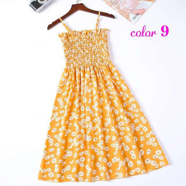 Women Summer Flower Chiffon