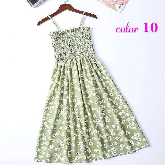 Women Summer Flower Chiffon