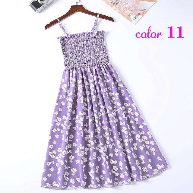 Women Summer Flower Chiffon