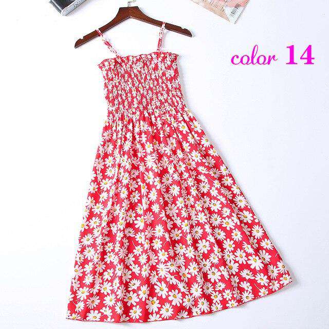 Women Summer Flower Chiffon