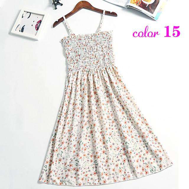 Women Summer Flower Chiffon