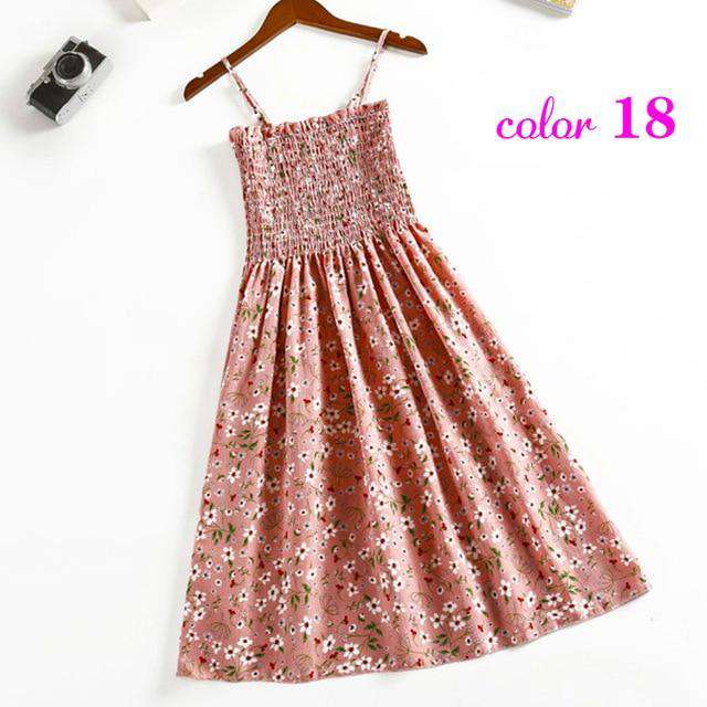 Women Summer Flower Chiffon