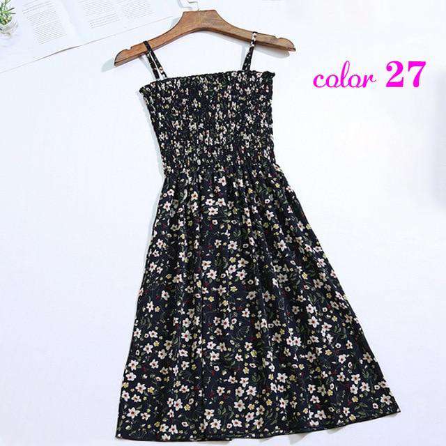 Women Summer Flower Chiffon