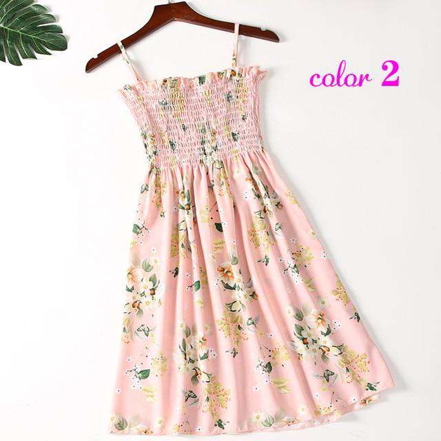 Women Summer Flower Chiffon