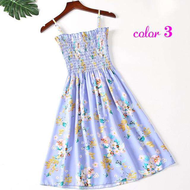 Women Summer Flower Chiffon