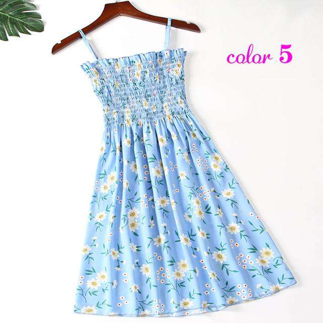 Women Summer Flower Chiffon